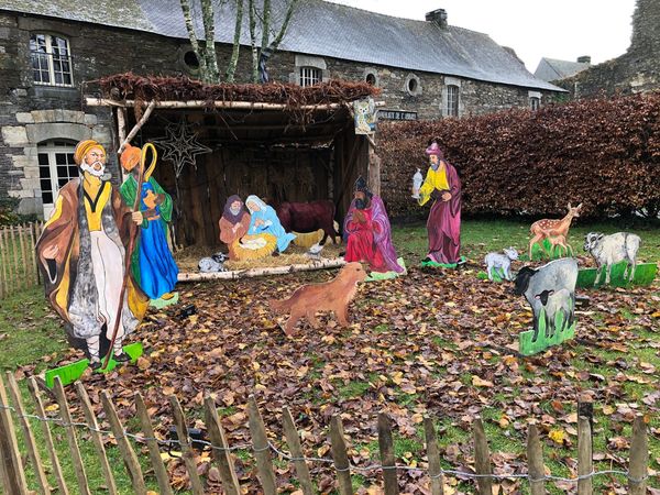 crèche de noël à bon repos